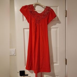 BANANA REPUBLIC dress with neck detail
